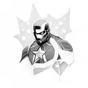 marvel winter soldier shoulder tattoo design idea