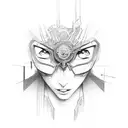 basking in the solace of regret  tattoo design idea