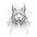 basking in the solace of regret  tattoo design idea
