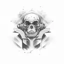 basking in the solace of regret  tattoo design idea