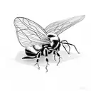 bumblebee tattoo design idea