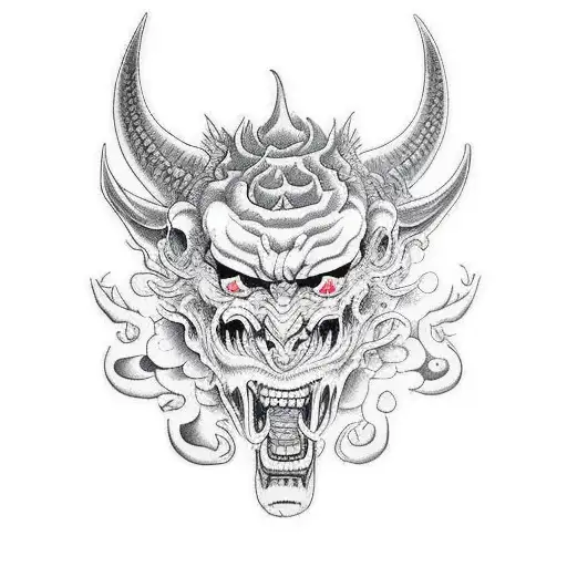 Handshake with the Devil tattoo design idea