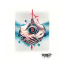 Handshake with the Devil tattoo design idea