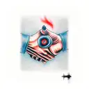 Handshake with the Devil tattoo design idea