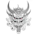 Handshake with the Devil tattoo design idea