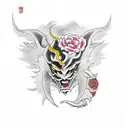 Handshake with the Devil tattoo design idea