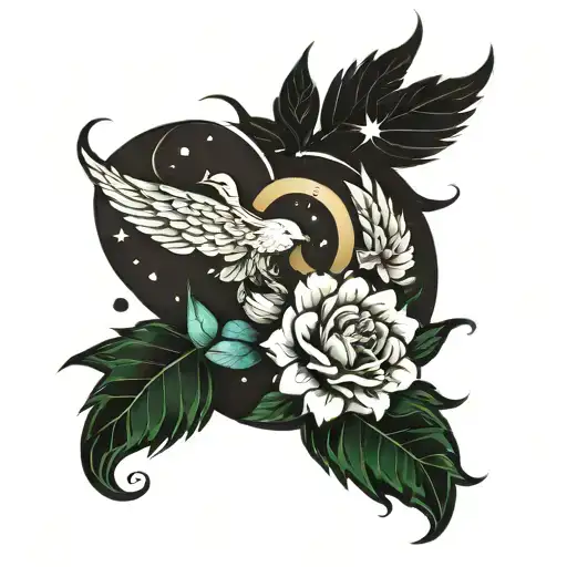 per aspera ad astra tattoo design idea