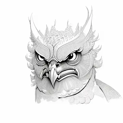 Griffin tattoo design idea