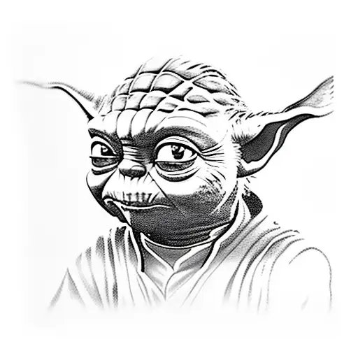 Yoda  tattoo design idea
