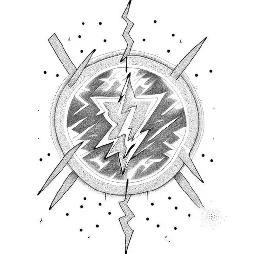 Lightning Bolt tattoo design idea
