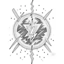 Lightning Bolt tattoo design idea