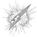 Lightning Bolt tattoo design idea