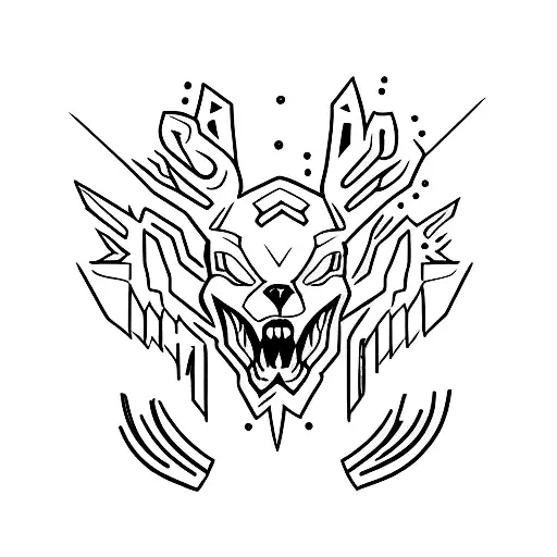 csgo knife tattoo design idea