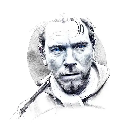 ewan mcgregor taking heroin  tattoo design idea