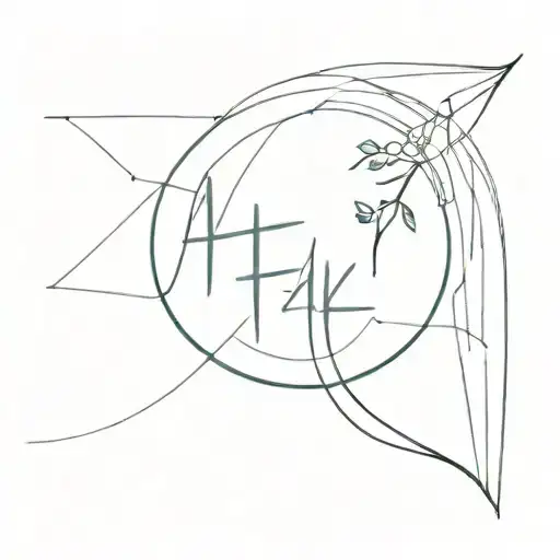 Create a minimalist tattoo inspired by the philosophy of AMOR FATI and its connection to overthinking tattoo design idea