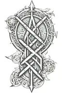Scottish, runes tattoo design idea