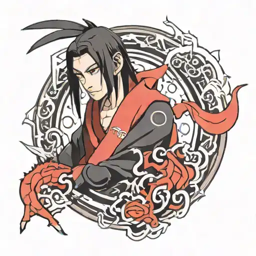 Itachi tattoo design idea