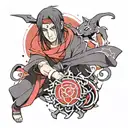 Itachi tattoo design idea