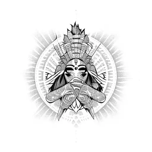 weed with hot chick tattoo design idea