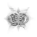 Ancient Egyptian hieroglyphics mixed with modern symbols representing teaching tattoo design idea