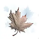 Maple Leaf tattoo design idea
