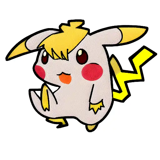 Serbian Pikachu tattoo design idea