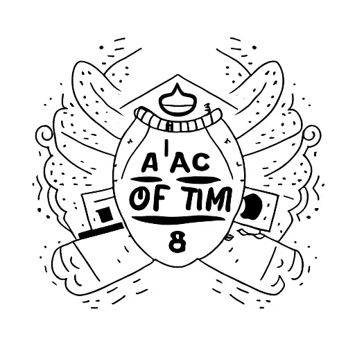 A minimalist tattoo of a cat sitting on top of a book with the words 'Carpe Diem' tattoo design idea