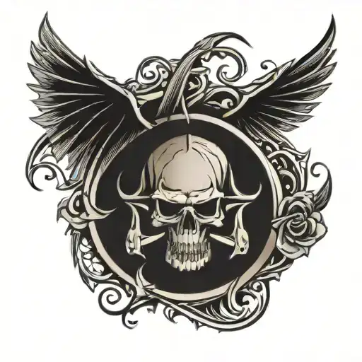 avenged sevenfold logo tattoo design idea