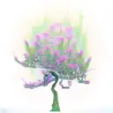 bonzai tree with orchidea  tattoo design idea