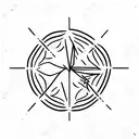 stoic symbol tattoo design idea