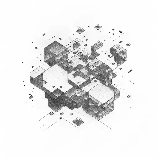 dopamine formula tattoo design idea