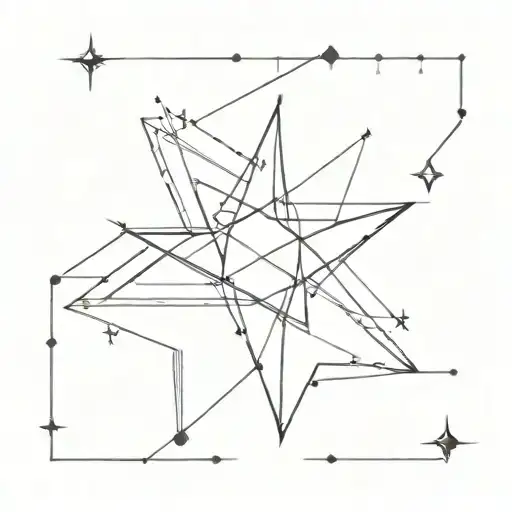 super nova star collapse tattoo design idea
