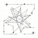 super nova star collapse tattoo design idea