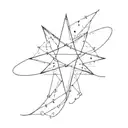 super nova star collapse tattoo design idea