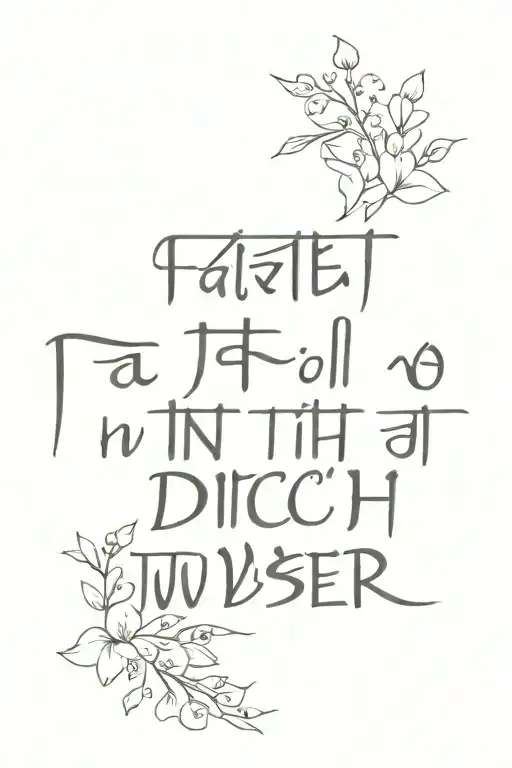 chinese quote "A fall into a ditch makes you wiser" tattoo design idea