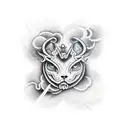 clouds  tattoo design idea