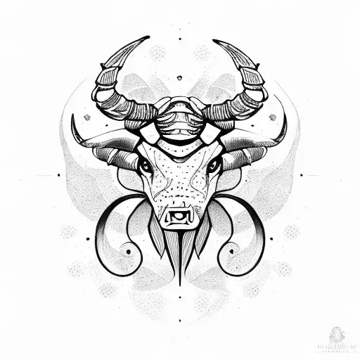 Taurus and Scorpio  tattoo design idea