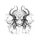 Taurus and Scorpio  tattoo design idea