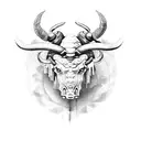 Taurus and Scorpio  tattoo design idea