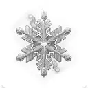 snowflake clover tattoo design idea