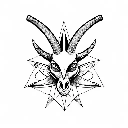 Baphomet tattoo design idea
