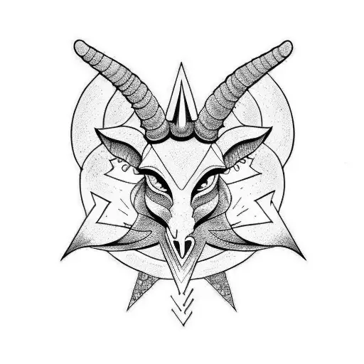 Baphomet tattoo design idea