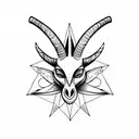 Baphomet tattoo design idea