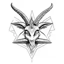 Baphomet tattoo design idea