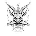 Baphomet tattoo design idea