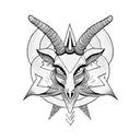 Baphomet tattoo design idea