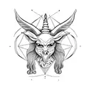 Baphomet tattoo design idea
