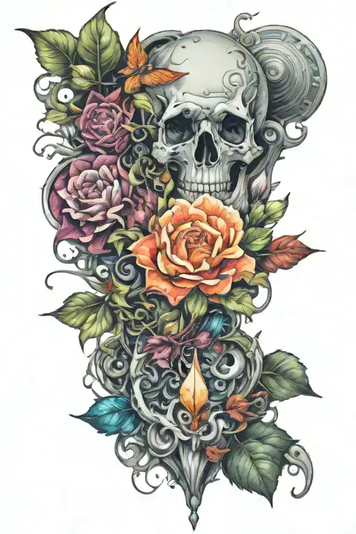 fantasy tattoo design idea