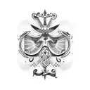 france  tattoo design idea