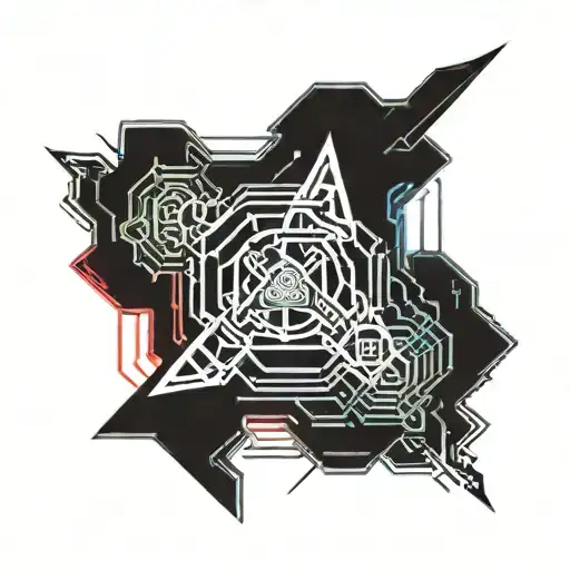 twin flame viking era tattoo design idea